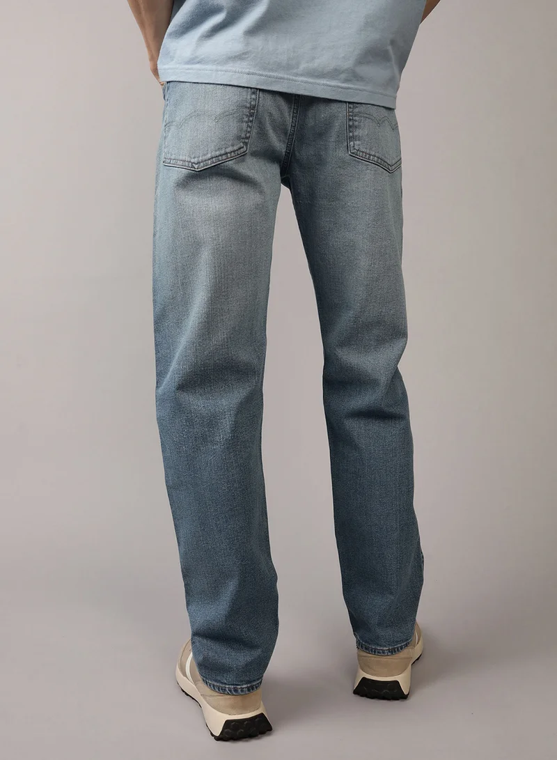 امريكان ايجل Airflex+ Rinse Wash Straight Fit Jeans