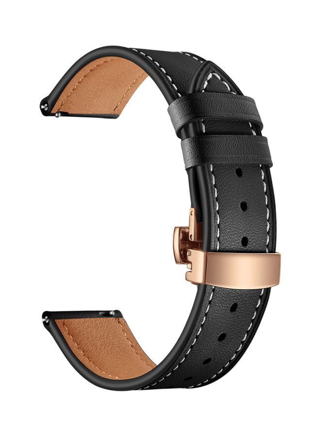 NIBEMINENT Replacement Band For Samsung Galaxy Watch 3 41mm Black - Image 1