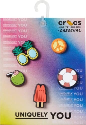 Crocs 5-Pack Shoe Charms | Jibbitz, Happy Summer, One Size - Image 3
