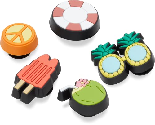 Crocs 5-Pack Shoe Charms | Jibbitz, Happy Summer, One Size - Image 5
