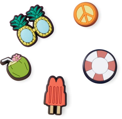 Crocs 5-Pack Shoe Charms | Jibbitz, Happy Summer, One Size - Image 2
