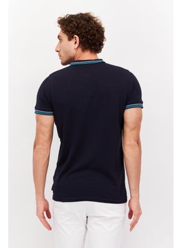 Men Regular Fit Short Sleeve Brand Logo Polo Shirt, Navy - pzsku/Z421F4C496A5D48F509ADZ/45/_/1737642204/60cb4051-126d-42f5-b589-cd6f66b68064