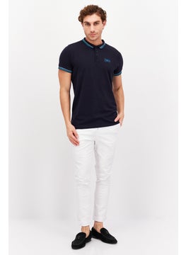 Men Regular Fit Short Sleeve Brand Logo Polo Shirt, Navy - pzsku/Z421F4C496A5D48F509ADZ/45/_/1737642204/77792c42-1ead-4c03-aea9-c4ab28292f96