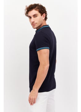 Men Regular Fit Short Sleeve Brand Logo Polo Shirt, Navy - pzsku/Z421F4C496A5D48F509ADZ/45/_/1737642206/78f8fdb9-c906-4e96-97c9-7d6b3e021071