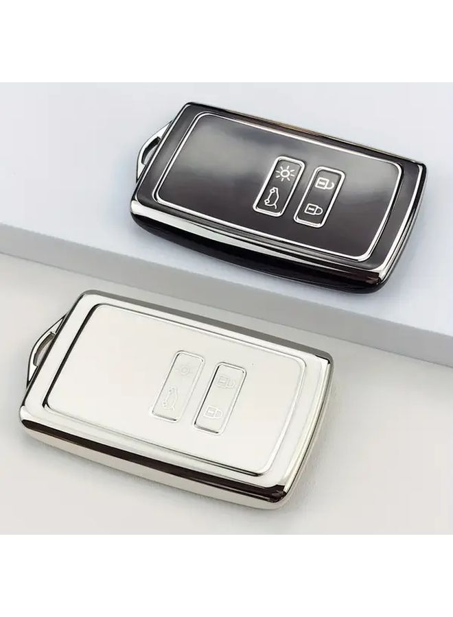 Black Car Key Protective Cover for Renault Koleos Soft TPU Case Anti Drop Durable - Image 3