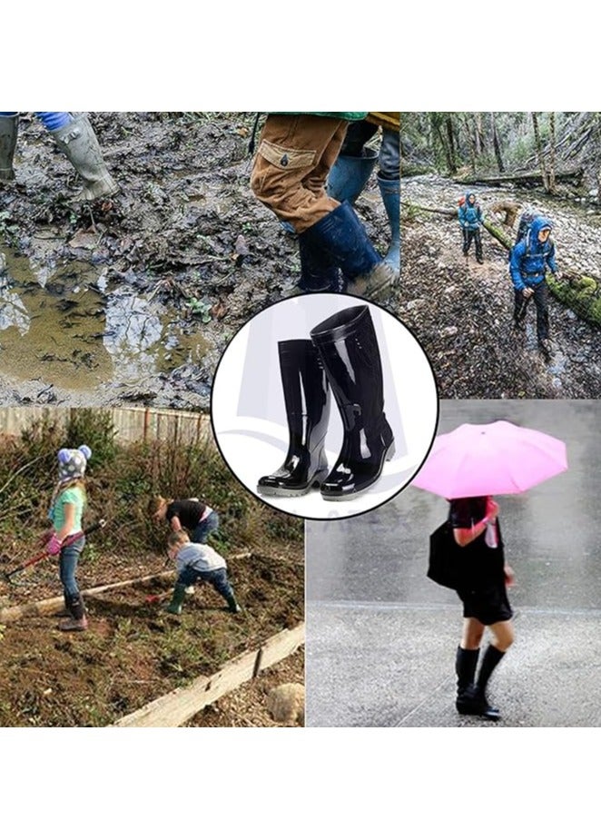 Workland Safety Waterproof Gum Boots – Protective Anti-Skid Wear Resistant Industrial Shoes for Construction Site, Gardening etc  - Image 5