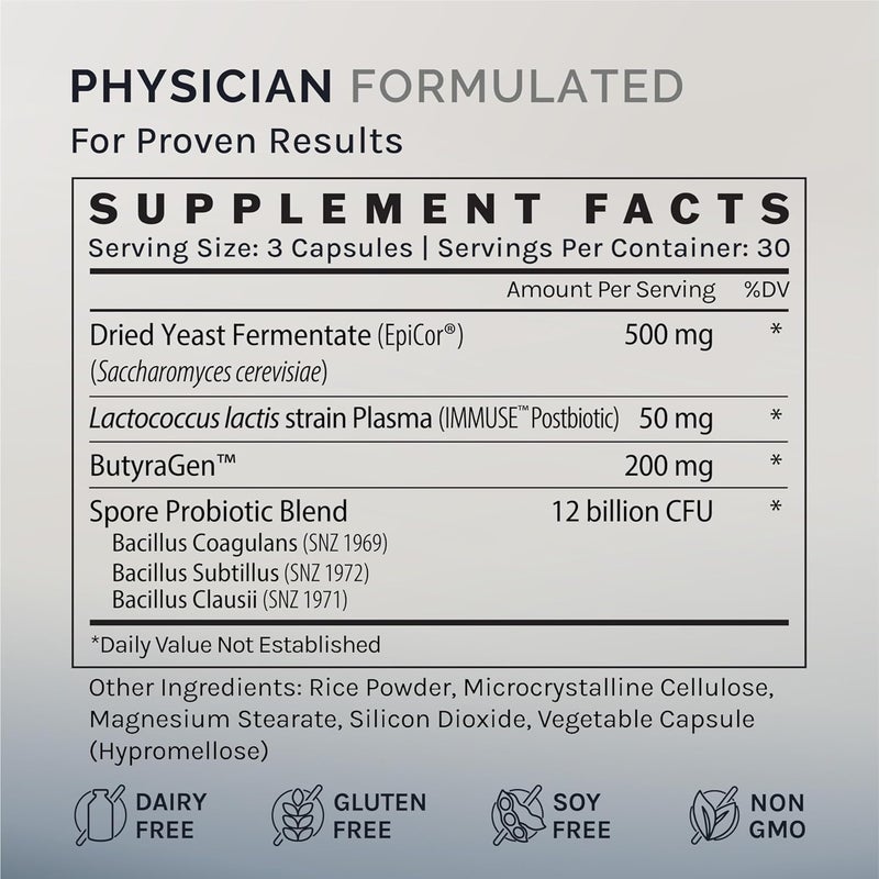 InfiniWell GI Prime  Pre Post  Probiotics for Digestive Health  Aid Immune Function  Support The GutBrain Axis  with Bacillus Probiotics for Women  Men 90 Capsules - Image 5