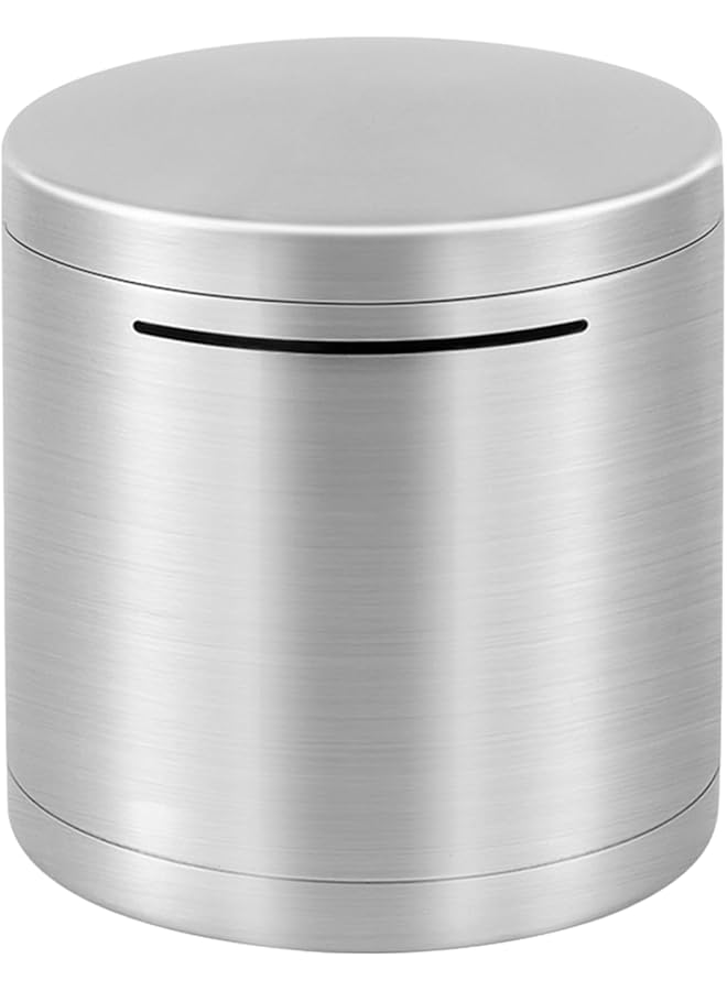 إيروريكس حصالة نقود للكبار مصنوعة من الفولاذ المقاوم للصدأ حصالة نقود غير قابلة للكسر تساعد في الميزانية والتوفير يجب كسرها لفتح حصالة نقود لتوفير المال 5.9 بوصة - Image 1