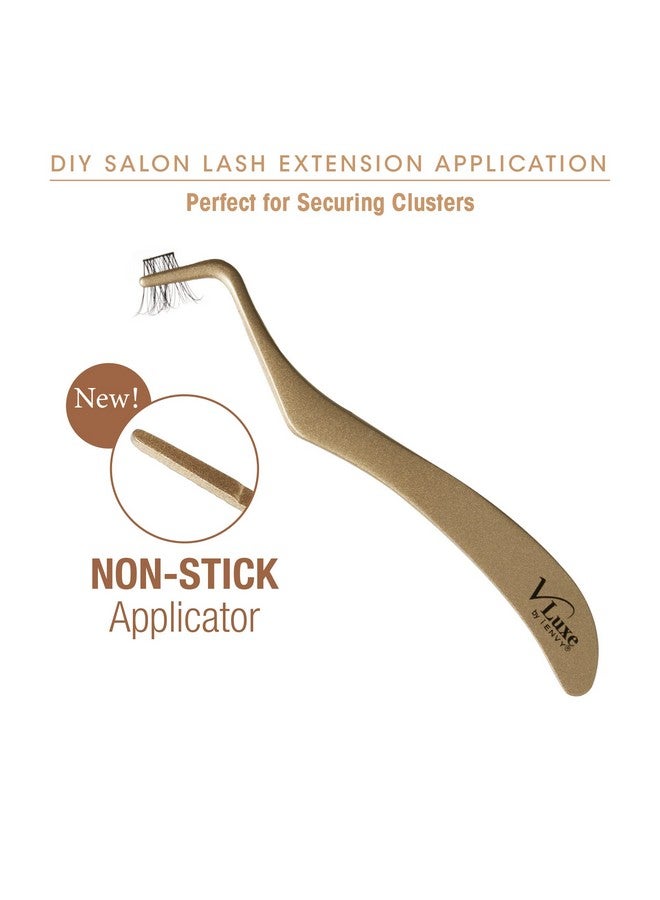 iEnvy Vluxe Extended Collection Non Stick Lash Applicator Mistakeproof Artificial Lash Placementergonomically Designed Handle To Easily Build Your Featherlight Synthetic Reusable Eyelash Clusters - Image 2