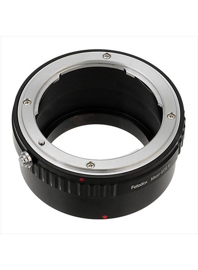 Fotodiox Lens Mount Adapter Compatible with Nikon F-Mount Lenses to Canon EOS M EF-M Mount Cameras - Image 2