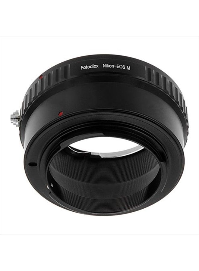 Fotodiox Lens Mount Adapter Compatible with Nikon F-Mount Lenses to Canon EOS M EF-M Mount Cameras - Image 3