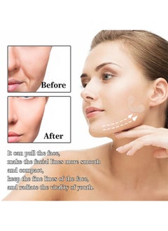 West&Month Face Lift Tape 40Pcs V Shaped Invisible Stickers Double Chin V Line Lifting Patch Tighten Hide And Wrinkles Around The Eyes and Neck Saggy Skin Make up Tools  - Image 2