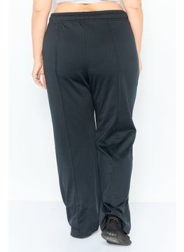 KANGOL Women Regular Fit Brand Logo Sweatpants , Black  - Image 2