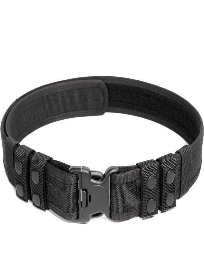 لوي تون حزام لوتون التكتيكي للرجال، حزام عمل بطول 2 بوصة، حزام ريغر مول، حزام عسكري، حزام قتالي للشرطة، أحزمة أمان للعمليات مع 4 حلقات تثبيت (35-40 بوصة) L - Image 2