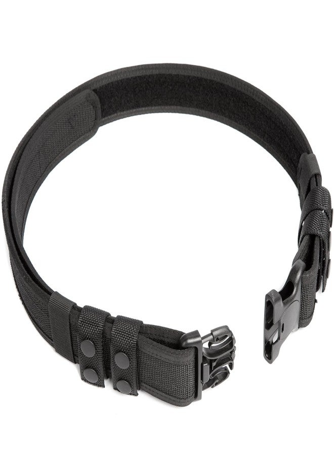 لوي تون حزام لوتون التكتيكي للرجال، حزام عمل بطول 2 بوصة، حزام ريغر مول، حزام عسكري، حزام قتالي للشرطة، أحزمة أمان للعمليات مع 4 حلقات تثبيت (35-40 بوصة) L - Image 3