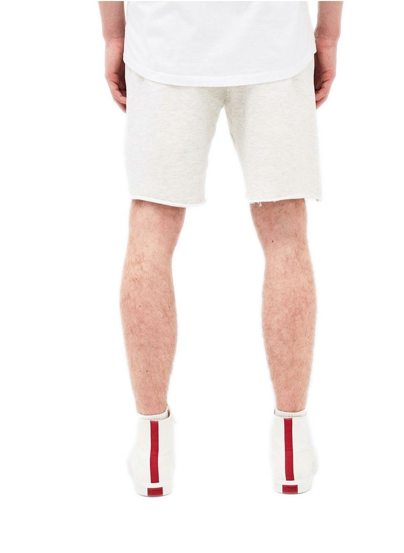 LOUD UNIVERSE Men's Cotton Bermuda Shorts with Drawstring – Casual Lightweight Knee-Length Summer Shorts  - Image 4