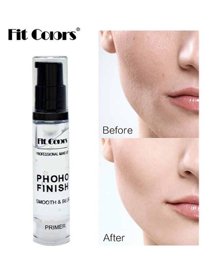 Fit Colors برايمر مكياج الوجه غير المرئي ، برايمر قاعدة ماكياج غير لامع للوجه ، مصغر المسام ، حشو ممحاة المسام بدون مسام ، برايمر مكياج للتحكم في الزيت لإخفاء التجاعيد والخطوط الدقيقة - Image 1