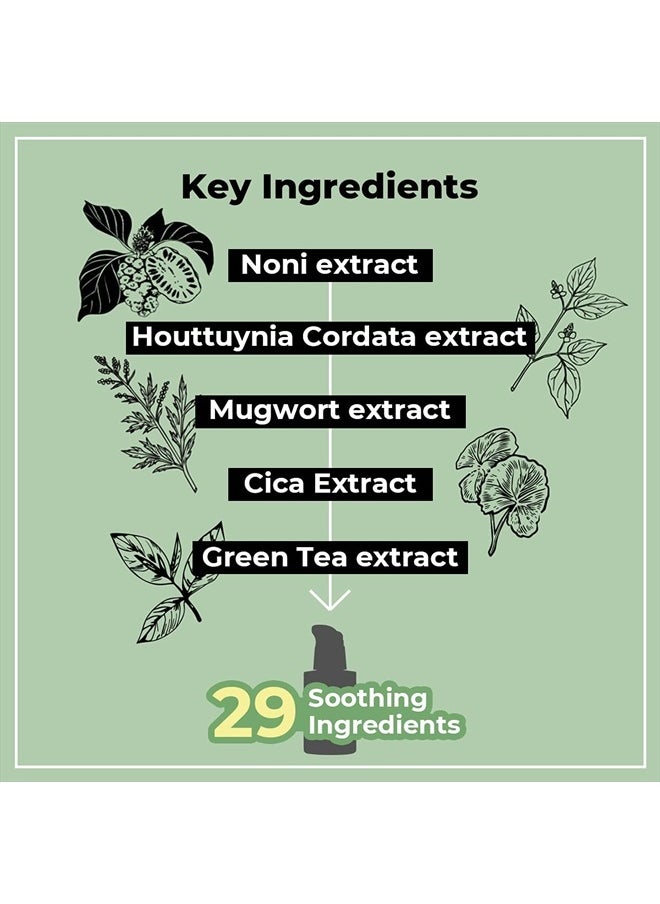 numbuzin No.7 Mild Green Soothing Serum | Acne-prone Skin, Sensitive Redness, Centella Asiatica, Green Tea 1.69 fl oz  - Image 5