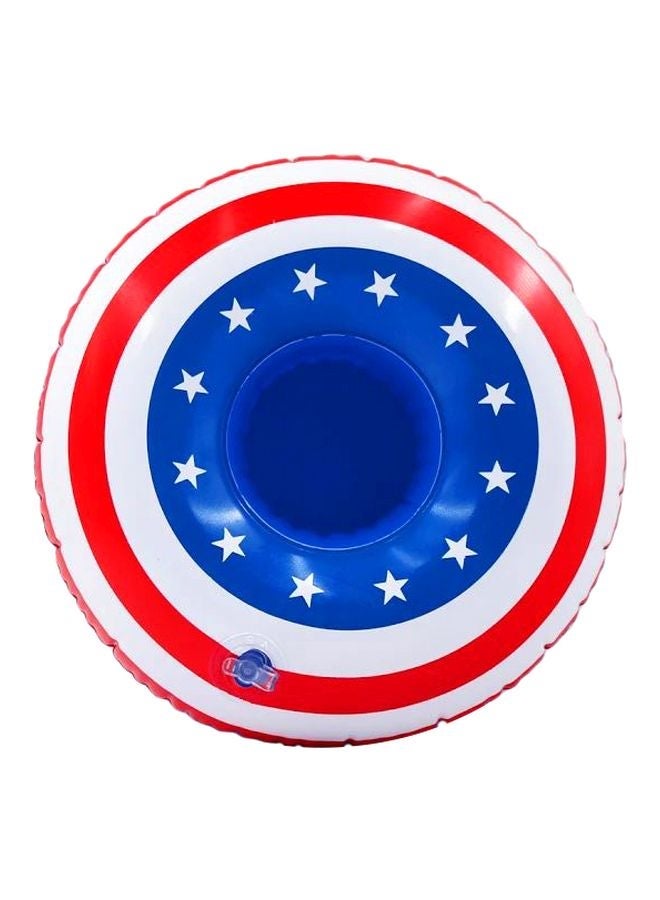 NIBEMINENT Printed Inflatable Pool Cup Holder 22x5x22cm - Image 1