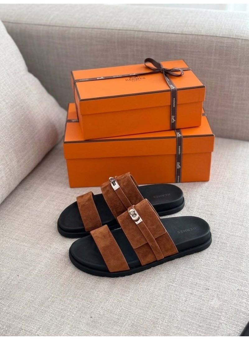 Hermes H24 Hermes Paris Jackson Mens Sandal - Image 3