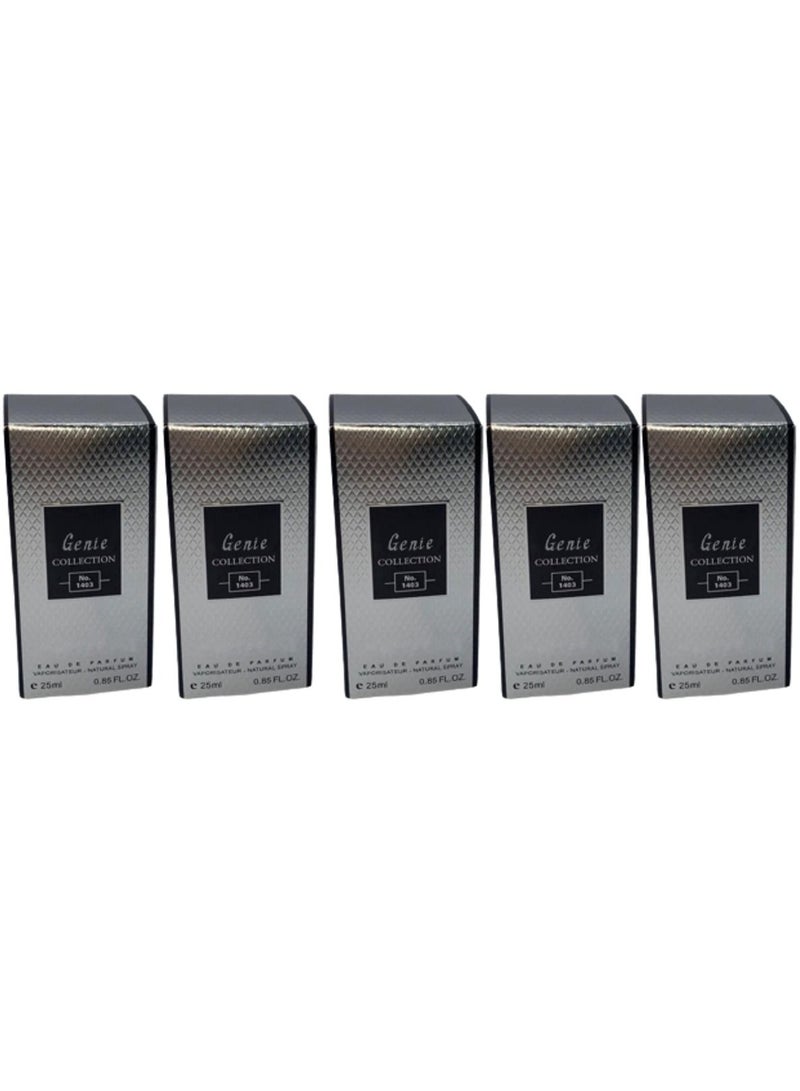 Genie Collection 5- Pieces Genie Collection Perfume Number. 1403 EDP 25 Ml - Image 1