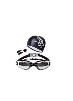 ORiTi Swimming Goggles With With Head Cap Ear And Nose Plug 19.5 X 7.5 X 7Centimeter  - Image 2
