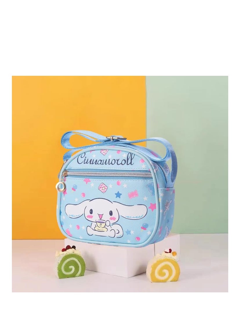 Adorable Mini Crossbody Bag for Kids and Women, Soft PU Leather Messenger Purse, Perfect Gift for Ages 3-6, Stylish Blue Design - Image 4