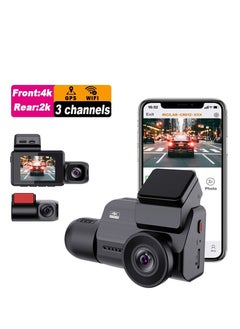 Iwin Iwin Dash Cam M800A with 4K resolution, front, rear, and indoor photography, and a GPS system  - Image 1
