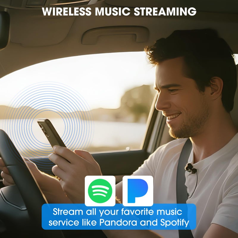 aboutBit Single Din Classic Car Stereo: Vintage Retro Style Radio for Truck - Bluetooth LCD Display AM FM Receiver USB AUX-in Pre-amp Subwoofer Output - Image 3