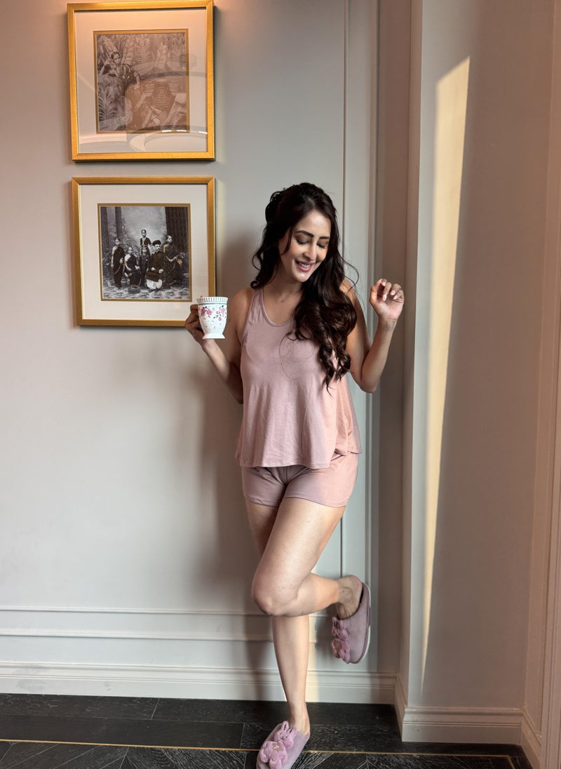 Ammarzo Satin Lace Trim Sleeveless Chemise Nightdress for Women - Image 3