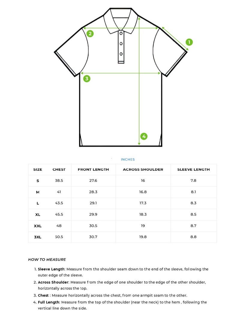 THE BEAR HOUSE Men’s Polo T-Shirt – Soft, Breathable Cotton, Classic Fit for All-Day Comfort, Stylish Casual Shirt for Summer, Everyday Wear & Outdoor Activities - Image 4