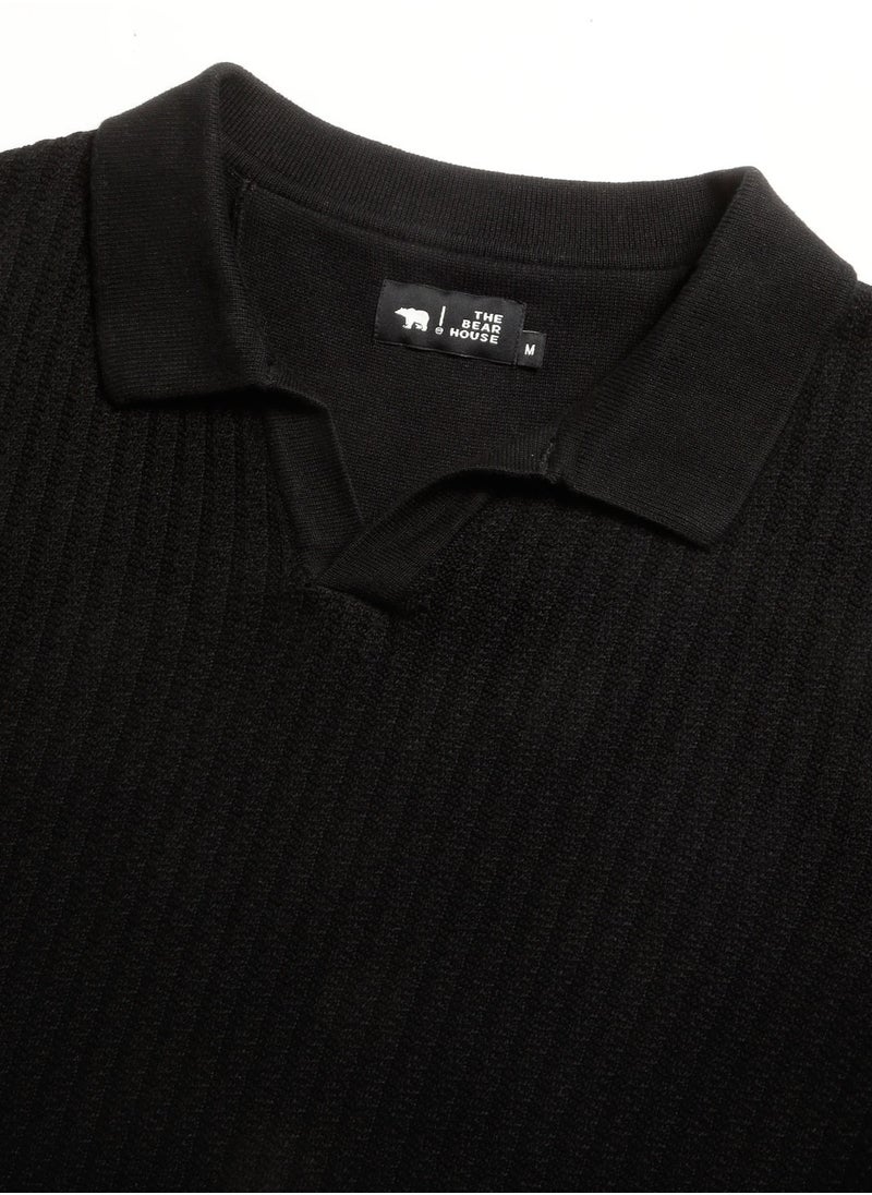 THE BEAR HOUSE Men’s Polo T-Shirt – Soft, Breathable Cotton, Classic Fit for All-Day Comfort, Stylish Casual Shirt for Summer, Everyday Wear & Outdoor Activities - Image 3