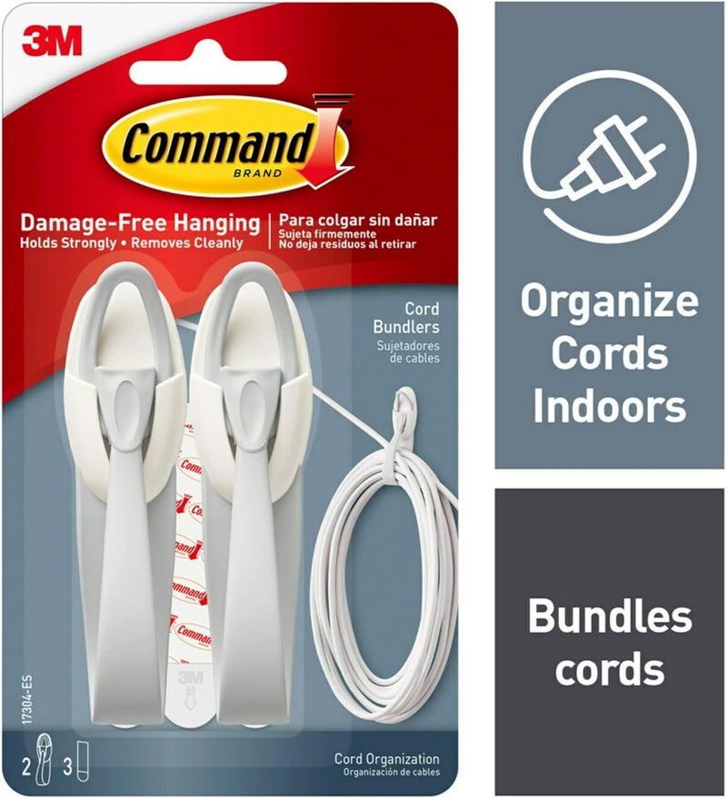 Command 3M 17304 Cord Bundlers 4 Pack (8 Bundlers) - Image 2