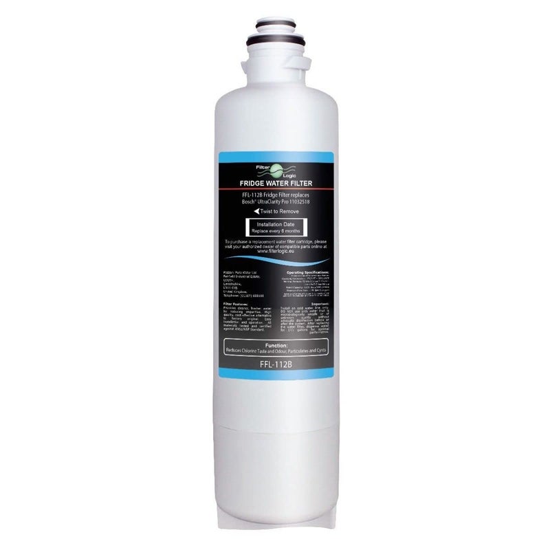 FilterLogic FFL112B Fridge Water Filter Compatible with Bosch Ultraclarity Pro 11032518 KS50ZUCP 1