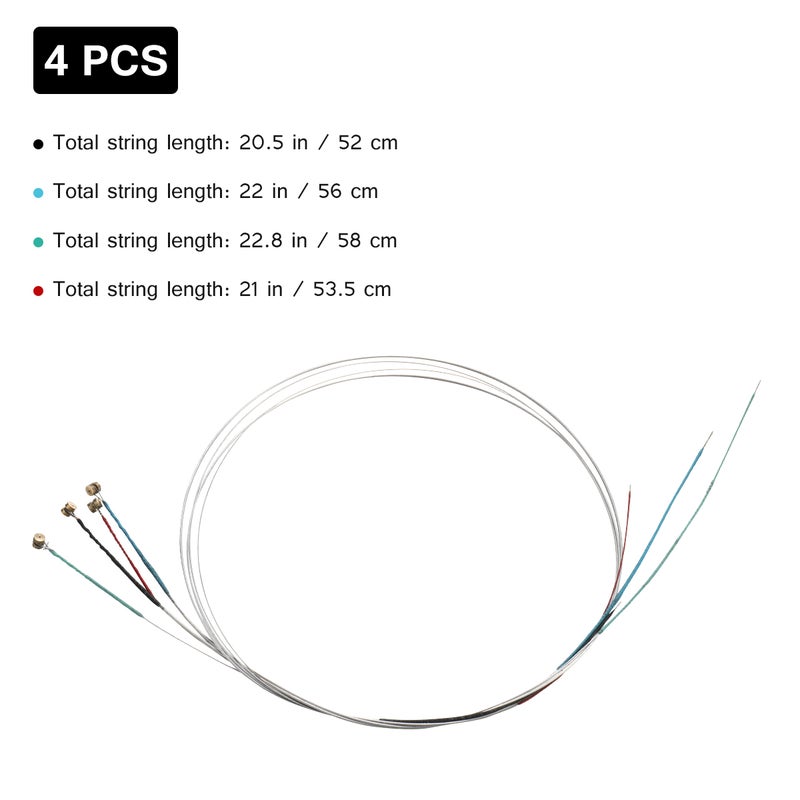 2pcs Winomo G/D/A/E Violin Wire Strings Student Violin Replacement Useful Violin Accessories - Image 5