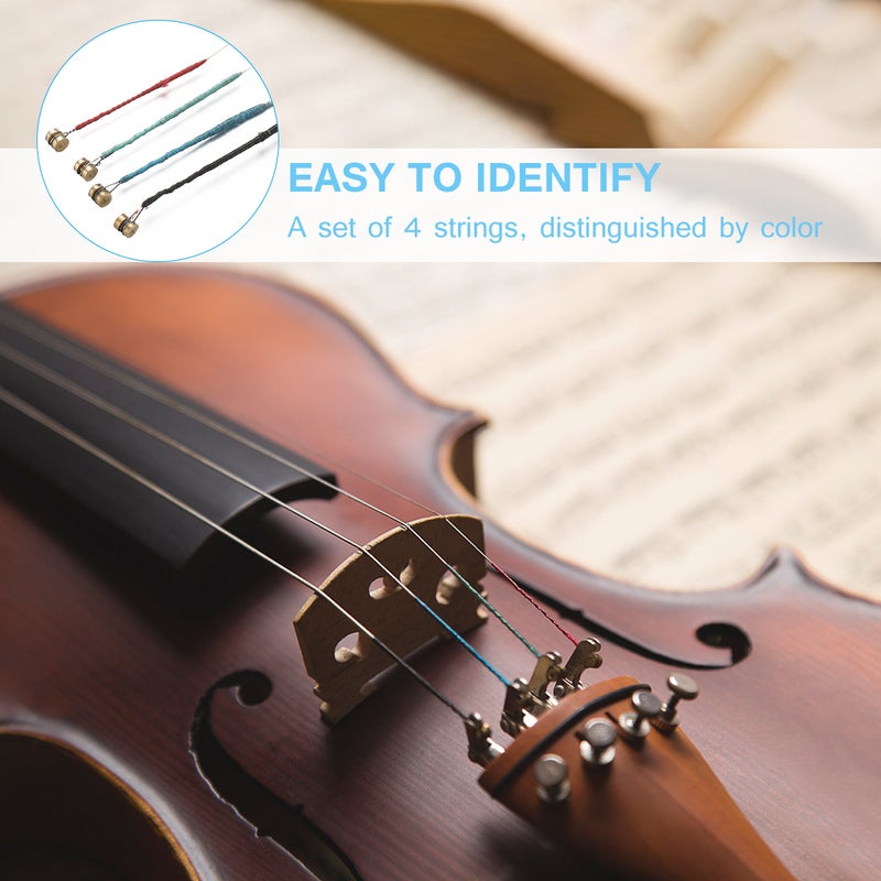 2pcs Winomo G/D/A/E Violin Wire Strings Student Violin Replacement Useful Violin Accessories - Image 4