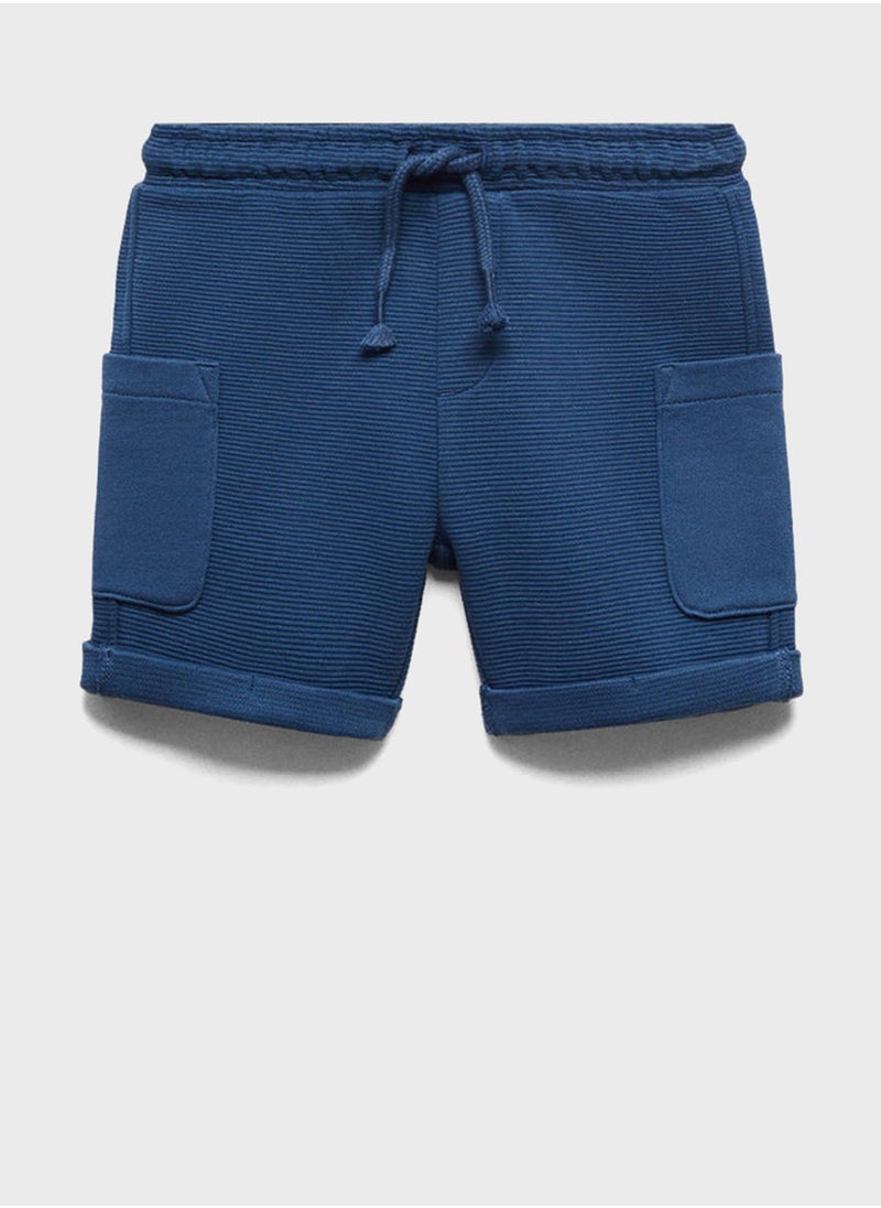 MANGO - Kids Drawstring Bermuda Shorts - Image 1
