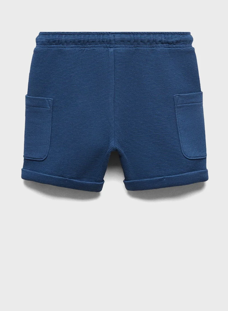 مانجو Kids Drawstring Bermuda Shorts