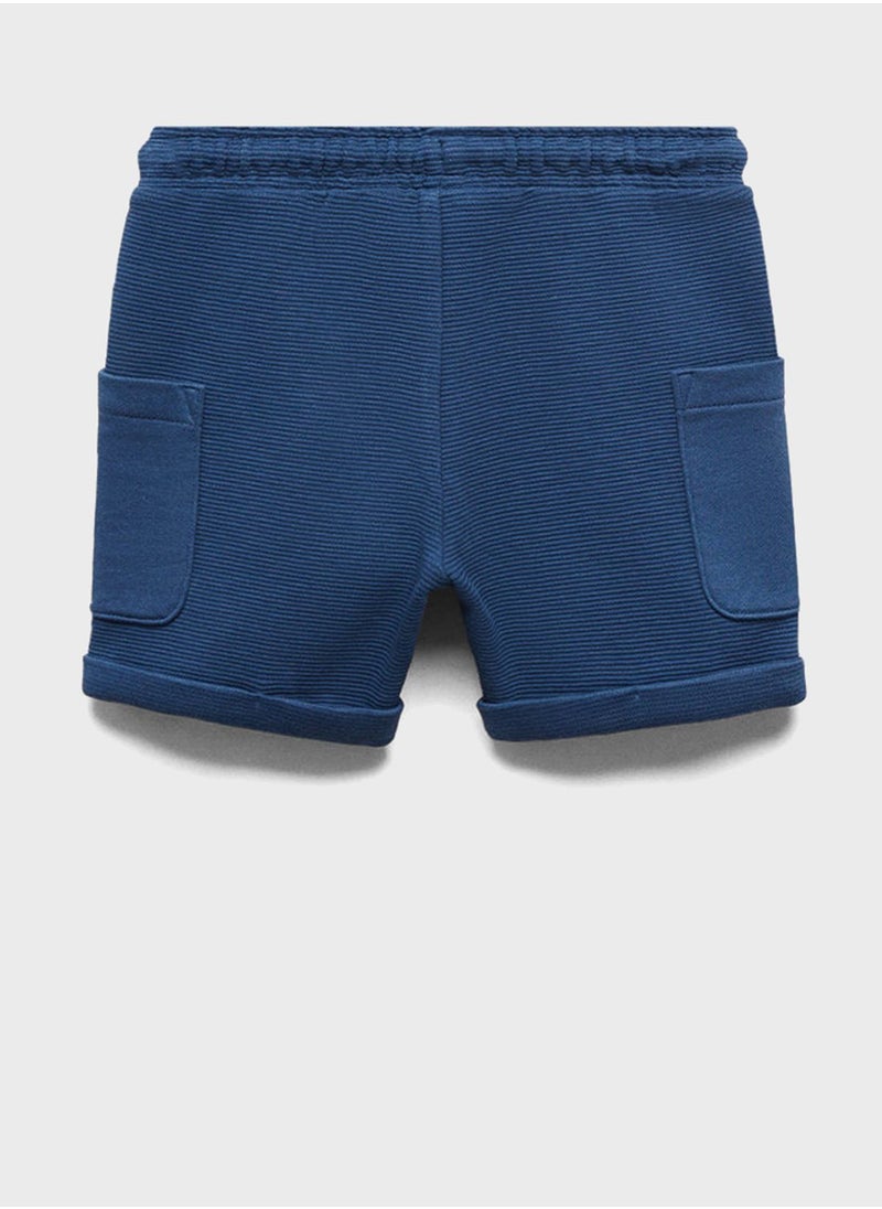 MANGO - Kids Drawstring Bermuda Shorts - Image 1