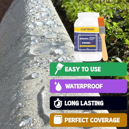 Catron Crack Seal Glue with Brush | Transparent Waterproof Epoxy Resis StrongX For Walls Cracks, Tiles 300gm (1) - Image 5
