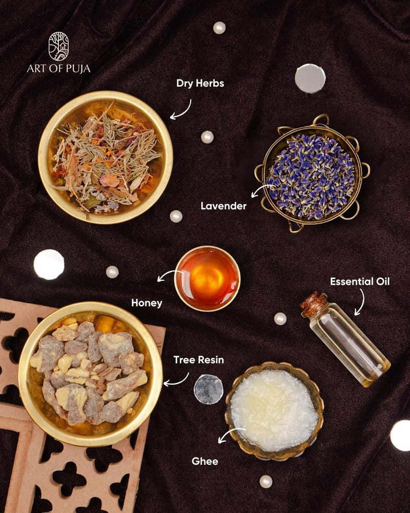 ART OF PUJA فن البوجا بخور اللافندر الحرفي – 30 عود عطر | 1 ساعة وقت احتراق، 2+ ساعة احتفاظ بالعطر | رائحة اللافندر الزهرية الهادئة، دخان منخفض | حامل عود عطر مجاني | أعواد البخور للمنزل - Image 5