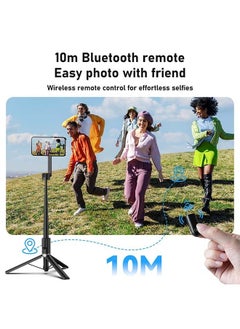 51" Magnetic Selfie Stick Phone Tripod with Bluetooth Remote Control, Extendable Phone Stand Tripod Compatible with MagSafe, Cellphone Tripod for iPhone 15 14 13 12 Series and Android Phones - pzsku/Z4220BC617066AB04CD8AZ/45/_/1720325491/744799cb-6330-4bd0-878b-9de7d766b3de