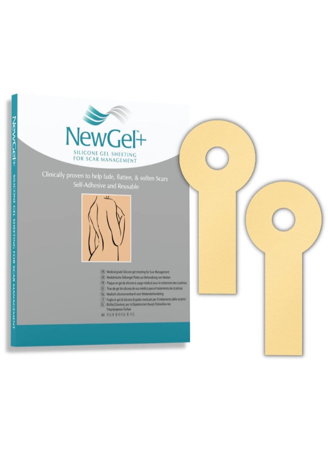 Silicone Gel Sheeting Lollypops Beige for Breast Scars