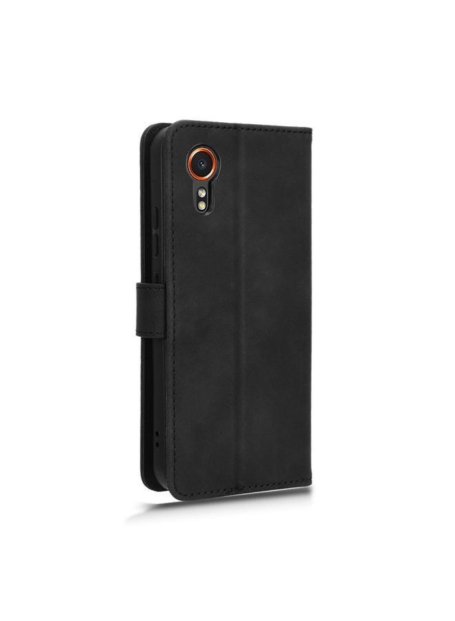 اس-توب جراب لهاتف Samsung Galaxy Xcover 7، جراب هاتف جلدي قابل للطي مغناطيسي بملمس الجلد - Image 3