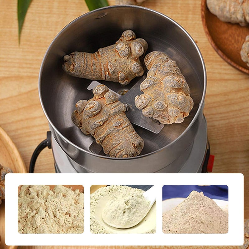 klarako Transparent Cover Multi Function Electric Coffee Grinder, Precision Electric Spice, for Kids Adults Home Party(American regulations (110V-240V)) - Image 5