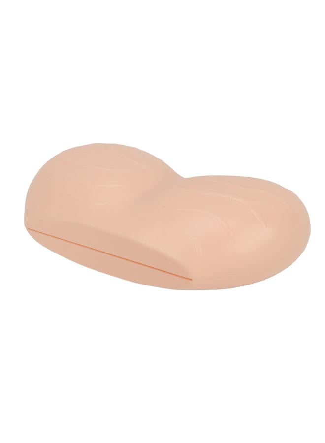 Thoraya Toothpaste Squeezer Manual Labor Saving Small Portable Toothpaste Tube Squeezer for Home Travel Yellowish Pink  - Image 2
