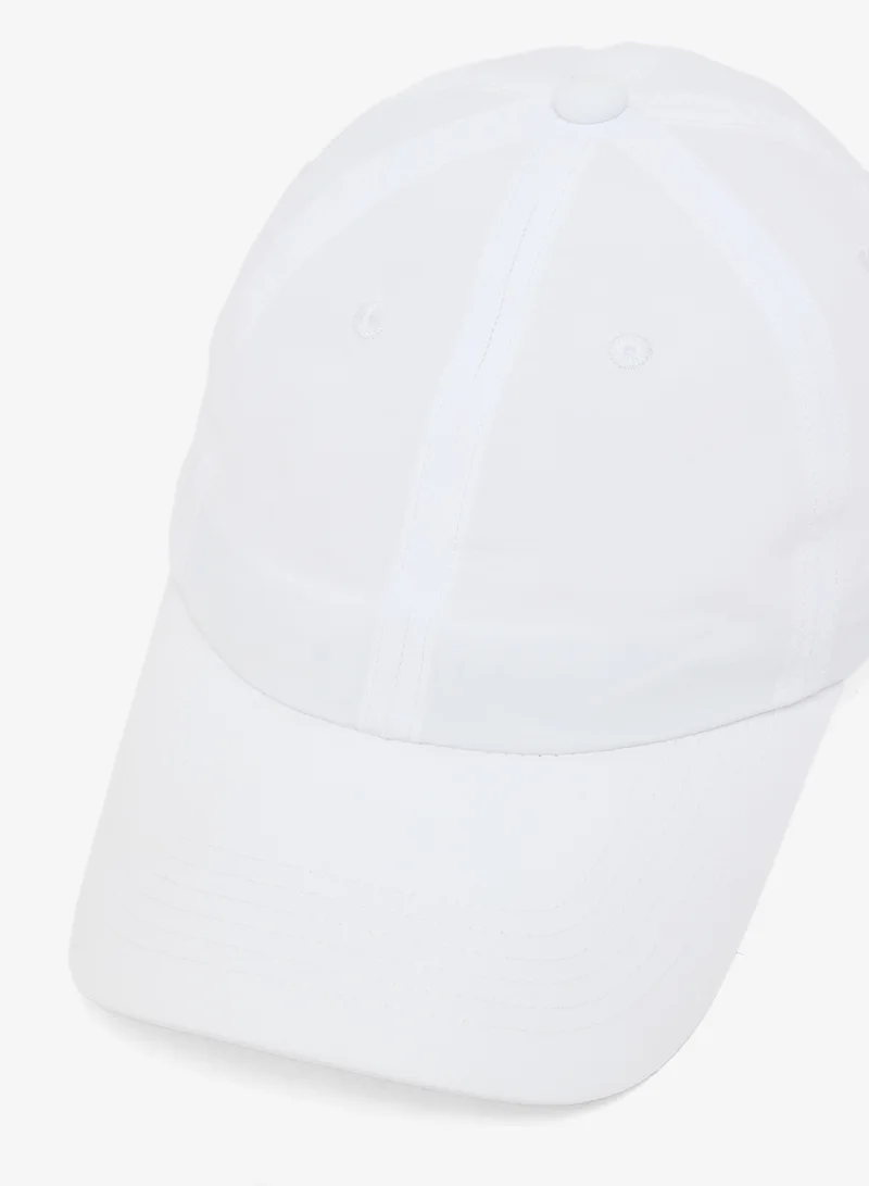 Ginger Solid White Cap
