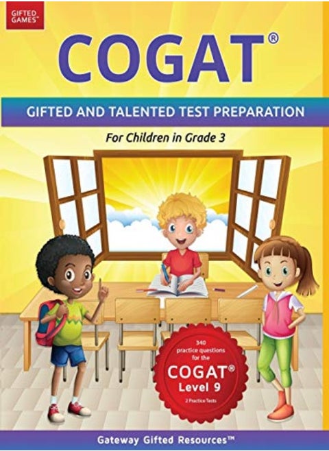 Cogat Test Prep Grade 3 Level 9 Gifted And Talented Test Preparation Book Practice Test/Workbook by Resources, Gateway Gifted Paperback