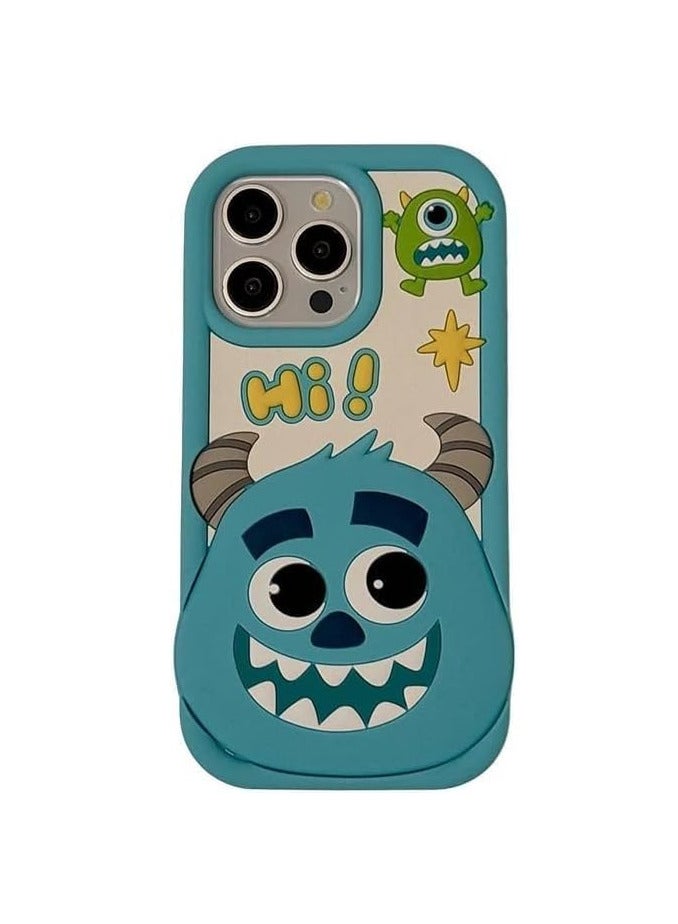 3D Cartoon Case for iPhone 14 Pro Max / 15 Pro Max, All-Round Protection, Anti-Slip Cover - Image 1