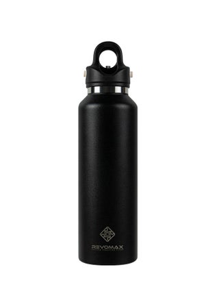 Revomax vacuum Insulated Flask with Twist Free CAP, open & close with one hand in one second Onyx Black. 20oz/ 592ml - pzsku/Z42214AFBD7B8DA52AF12Z/45/1746223124/85ca0c8f-c780-4ede-9f07-af8ab0925563